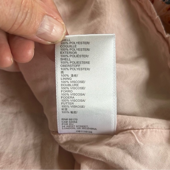 Urban Outfitters Mixed Print Pippa Chiffon Tiered Boho Floral Mini Dress Small - Picture 9 of 9